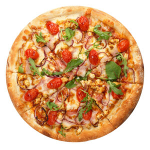 Pizza s rajčatovým základem