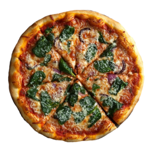 Salámová Pizzka se špenátem